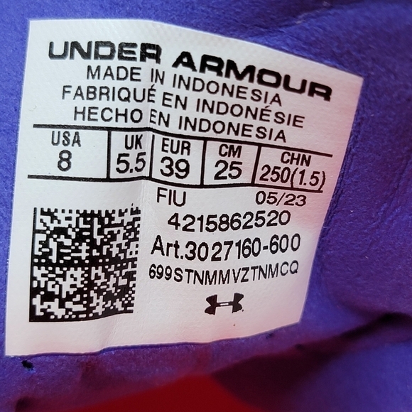 Under Armour Magnetico Elite 3 FG Soccer Cleats 3027160-600 Women Size 8 New - Picture 4 of 9